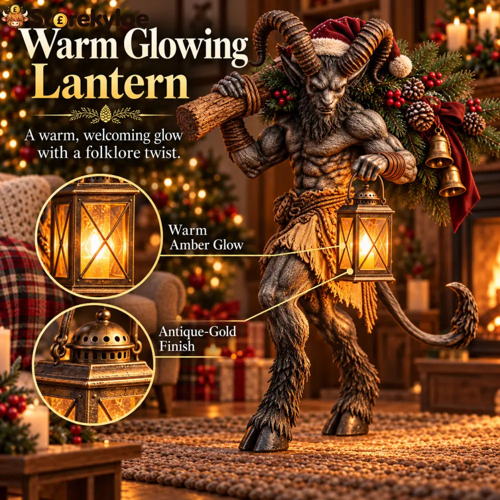 🔥2026 Hot Sale - Krampus Lighted Christmas Woodland Decor