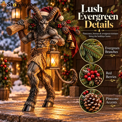🔥2026 Hot Sale - Krampus Lighted Christmas Woodland Decor