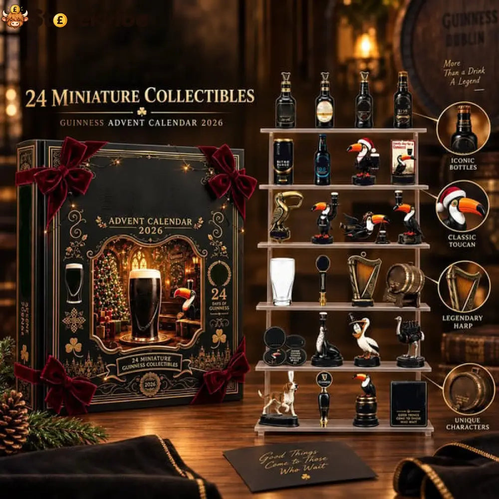 2026 Limited Edition Advent Calendar 24-Piece Miniature Collectibles Holiday Countdown Gift for Beer Lovers & Collectors