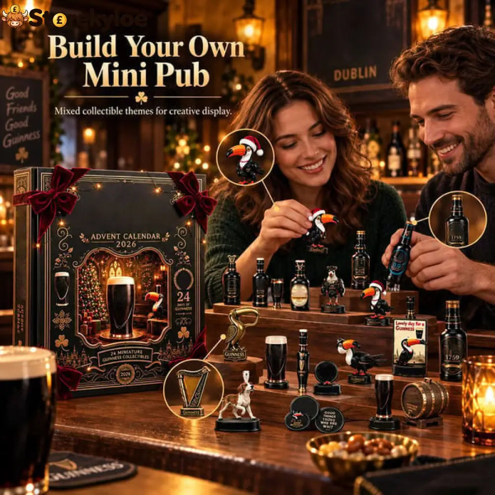 2026 Limited Edition Advent Calendar 24-Piece Miniature Collectibles Holiday Countdown Gift for Beer Lovers & Collectors