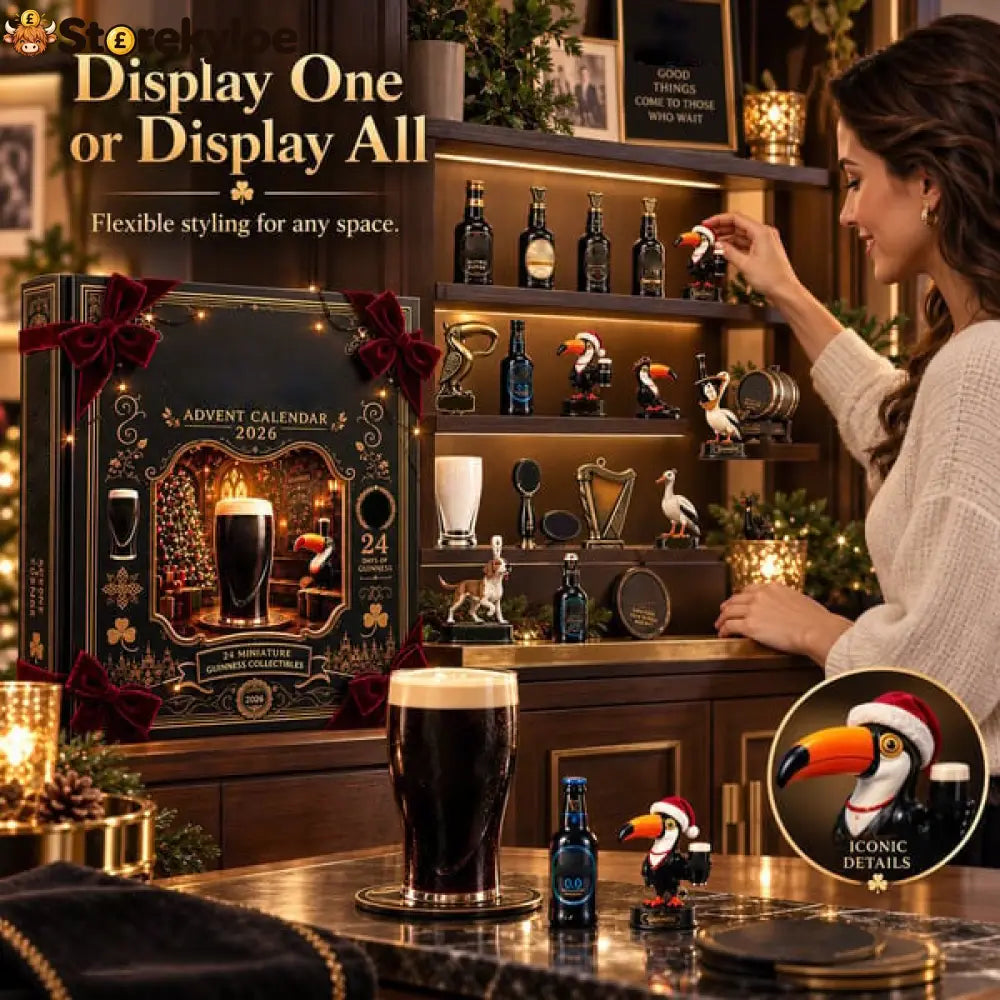 2026 Limited Edition Advent Calendar 24-Piece Miniature Collectibles Holiday Countdown Gift for Beer Lovers & Collectors