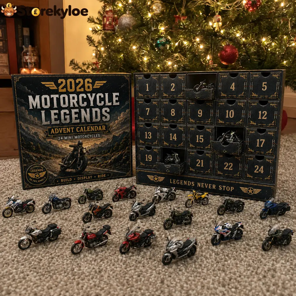 2026 Motorcycle Legends Advent Calendar – 24 Days 24 Mini Motorcycles 24 Legendary Rides