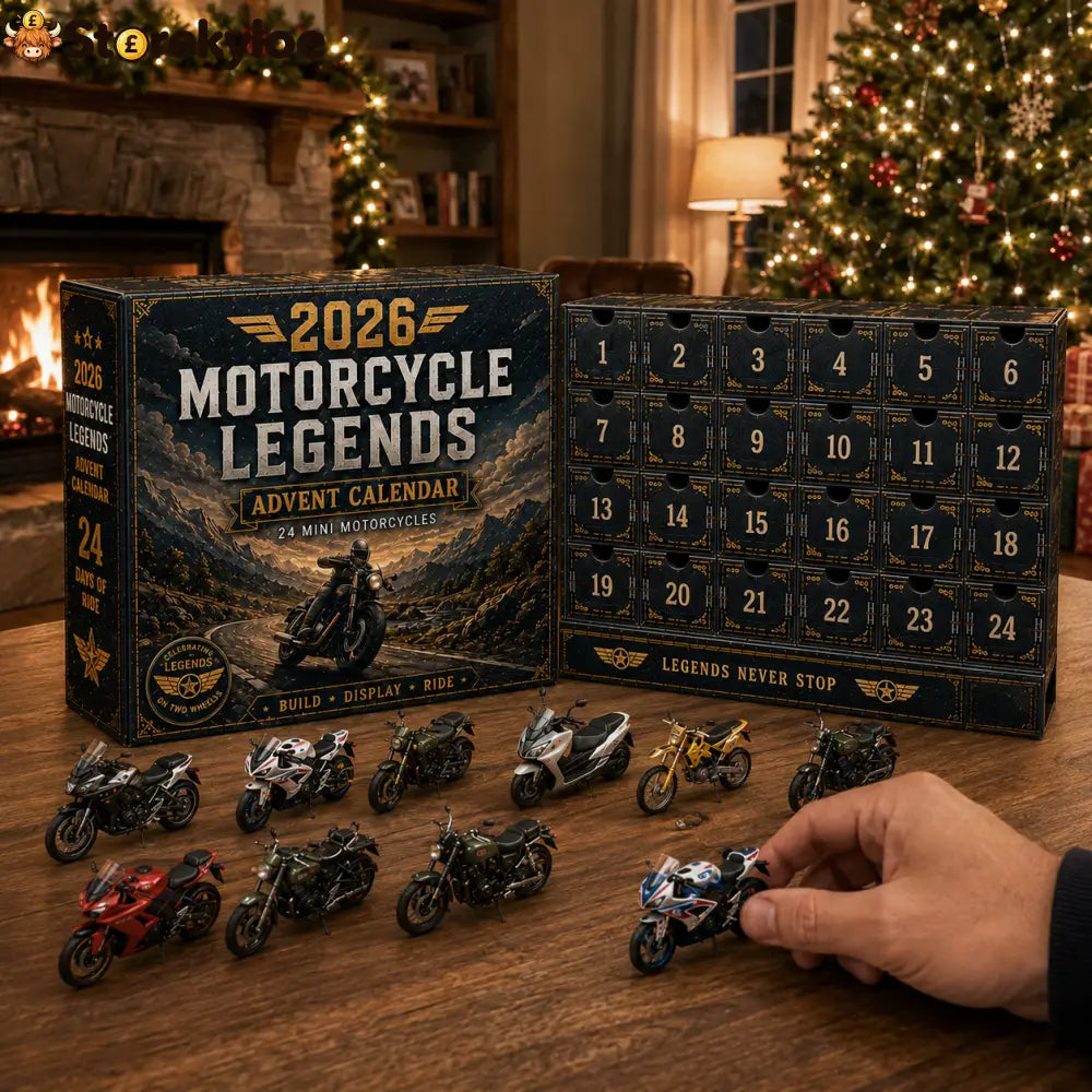 2026 Motorcycle Legends Advent Calendar – 24 Days 24 Mini Motorcycles 24 Legendary Rides