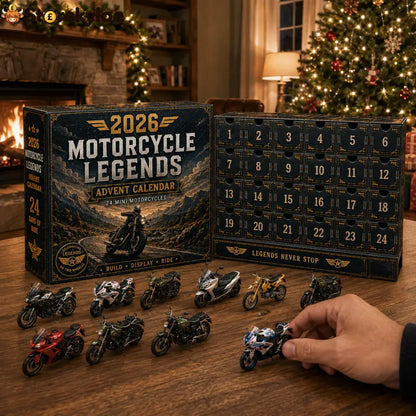 2026 Motorcycle Legends Advent Calendar – 24 Days 24 Mini Motorcycles 24 Legendary Rides