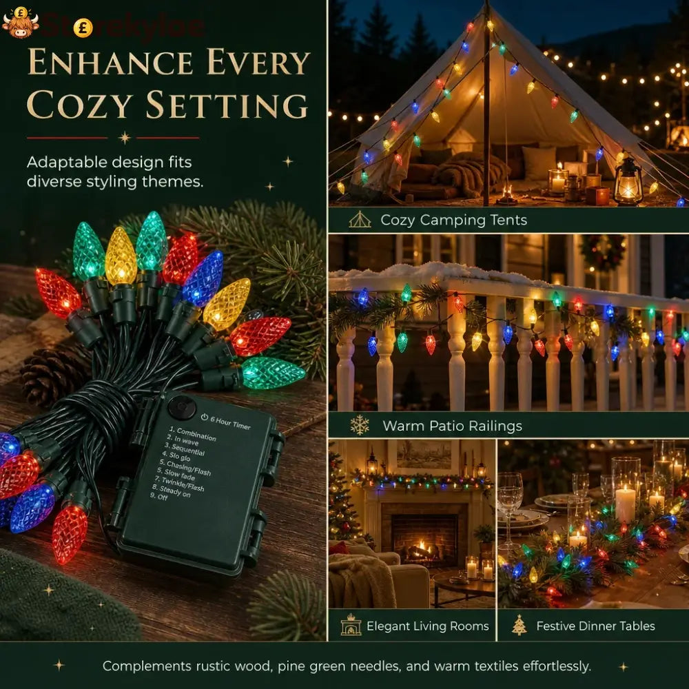 🎁2026 New Arrivals 50% OFF💥Battery Operated Strawberry String Lights – 8 Modes Waterproof Festive Decoration 🎃
