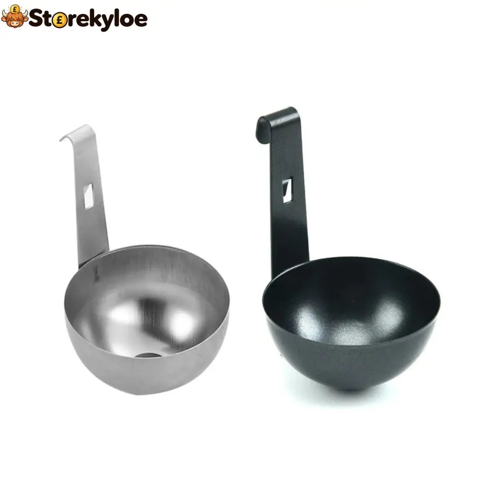 🎉2026 Sale, 🥚 BUY 1 GET 1 FREE! 🍳 Hanging Ear Poached Egg Molds – Perfect Spa Eggs Every Time 🍳 - Black + Original