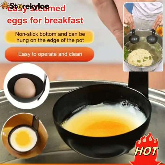 🎉2026 Sale — Over 31,000 Sold! 🥚 BUY 1 GET 1 FREE!  🍳 Hanging Ear Poached Egg Molds – Perfect Spa Eggs Every Time 🍳