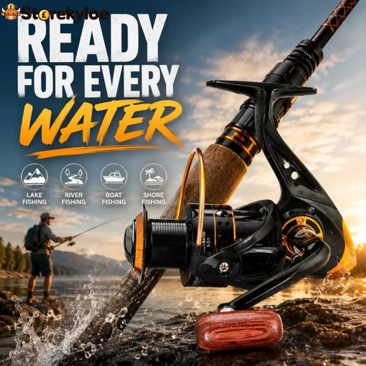 🎉 2026 Sale — Over 28,000 Sold! 💞 CNC Spinning Reel – 45° Bevel Cast, Smooth Retrieve ✨