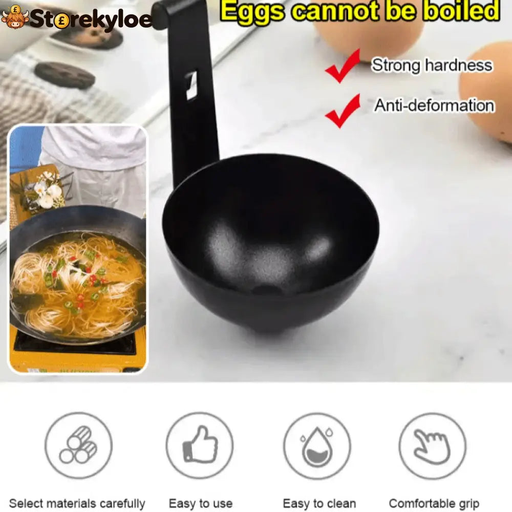 🎉2026 Sale — Over 31,000 Sold! 🥚 BUY 1 GET 1 FREE!  🍳 Hanging Ear Poached Egg Molds – Perfect Spa Eggs Every Time 🍳