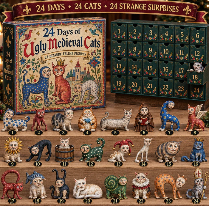 🐈🏰 24 Days of Ugly Medieval Cats