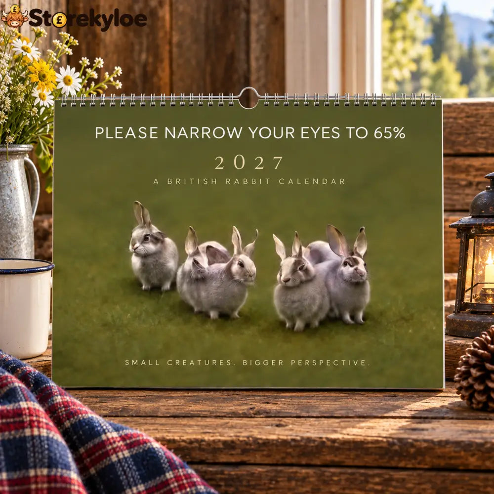 ✨🌿2027 A British Rabbit Calendar🐰