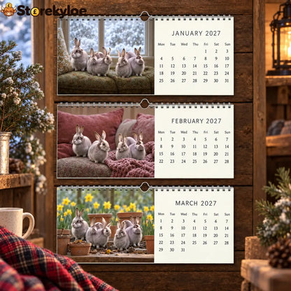 ✨🌿2027 A British Rabbit Calendar🐰