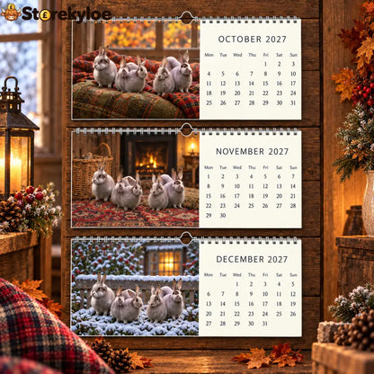 ✨🌿2027 A British Rabbit Calendar🐰