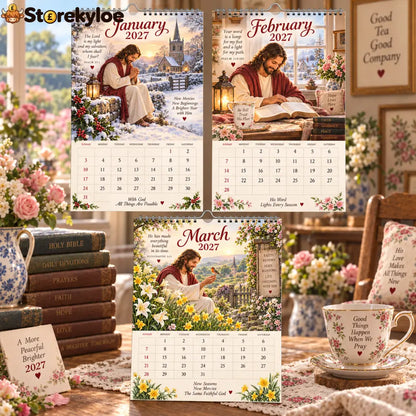 2027 A Year with Jesus Calendar｜A4 Hanging Calendar