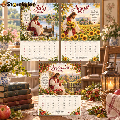 2027 A Year with Jesus Calendar｜A4 Hanging Calendar