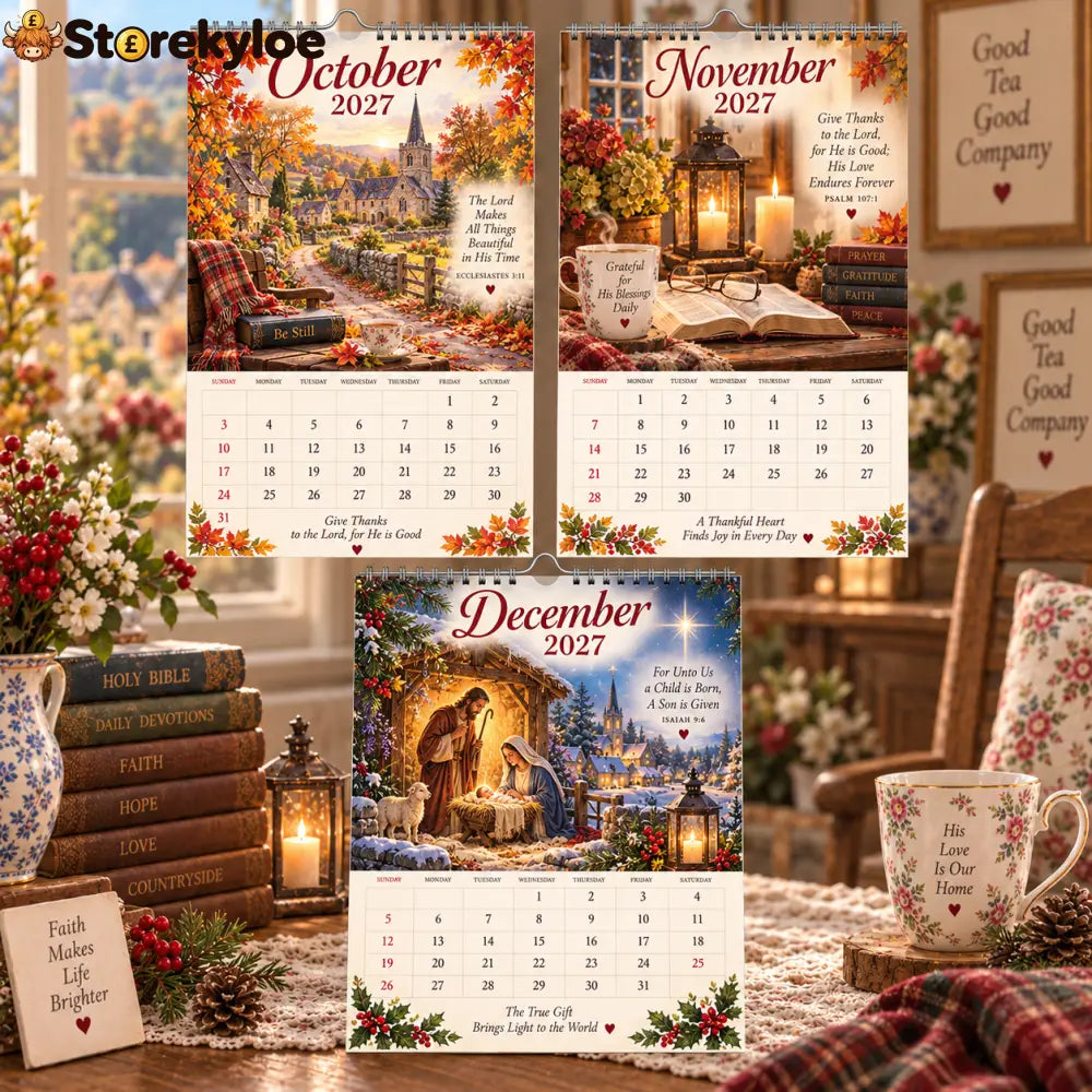 2027 A Year with Jesus Calendar｜A4 Hanging Calendar