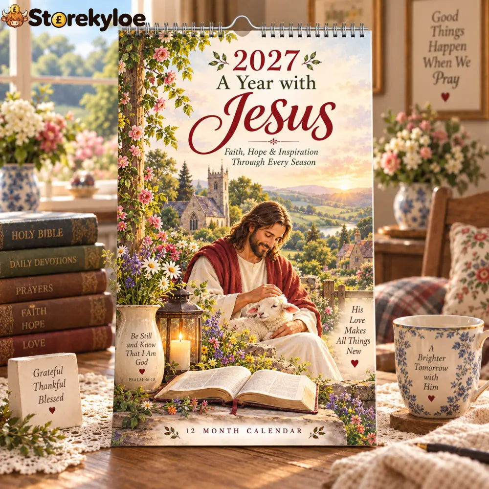 2027 A Year with Jesus Calendar｜A4 Hanging Calendar