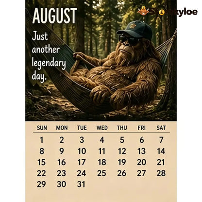 🦶2027 Bigfoot’s Daily Life Calendar - BUY 1 - Toys Kids & Gifts
