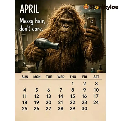 🦶2027 Bigfoot’s Daily Life Calendar - BUY 1 - Toys Kids & Gifts