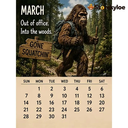 🦶2027 Bigfoot’s Daily Life Calendar - BUY 1 - Toys Kids & Gifts