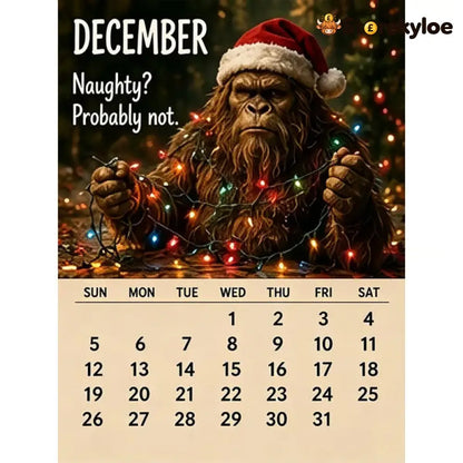 🦶2027 Bigfoot’s Daily Life Calendar - BUY 1 - Toys Kids & Gifts
