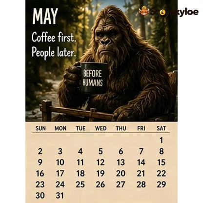 🦶2027 Bigfoot’s Daily Life Calendar - BUY 1 - Toys Kids & Gifts
