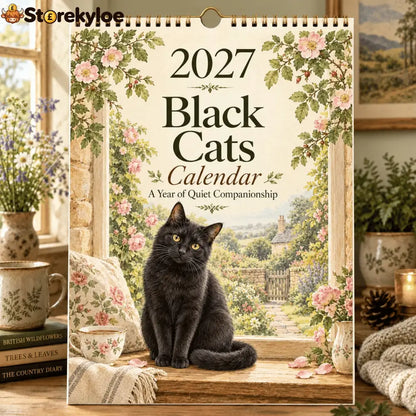 🐈‍⬛📅 2027 Black Cats Calendar - A Year Filled With Feline Charm