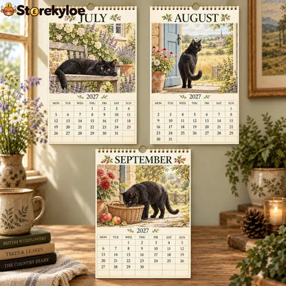🐈‍⬛📅 2027 Black Cats Calendar - A Year Filled With Feline Charm