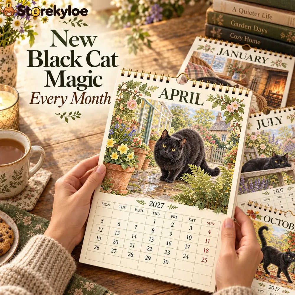 🐈‍⬛📅 2027 Black Cats Calendar - A Year Filled With Feline Charm