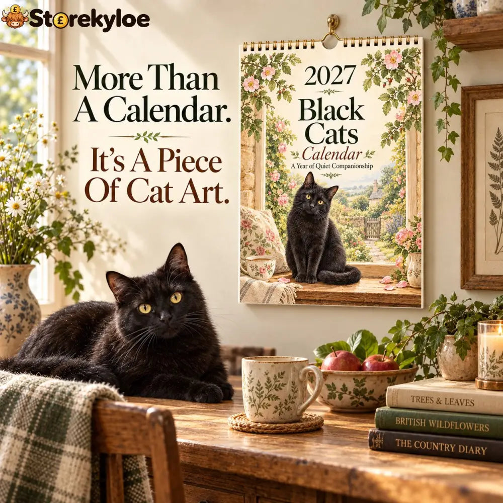 🐈‍⬛📅 2027 Black Cats Calendar - A Year Filled With Feline Charm