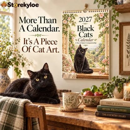 🐈‍⬛📅 2027 Black Cats Calendar - A Year Filled With Feline Charm