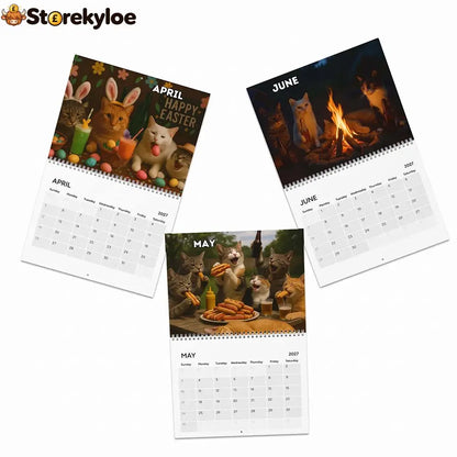 🍺🐱 2027 Drunk Cats Calendar - 2027 Drunk Cats Calendar