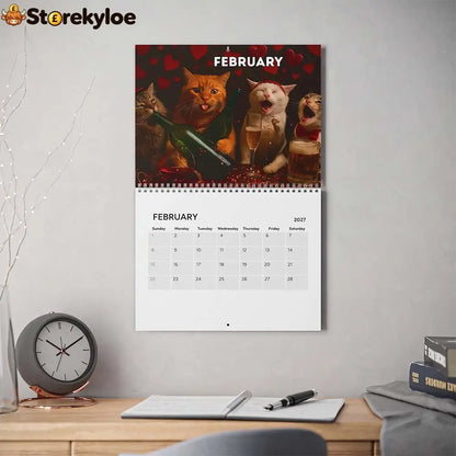 🍺🐱 2027 Drunk Cats Calendar - 2027 Drunk Cats Calendar