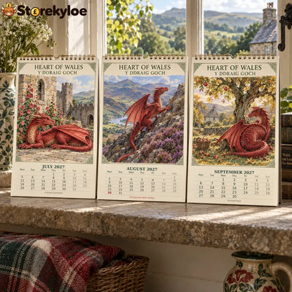 🏴 2027 Heart of Wales Wall Calendar