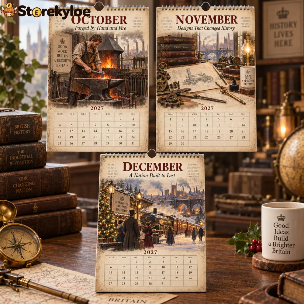 2027 Industrial Revolution Calendar｜A4 Hanging Calendar