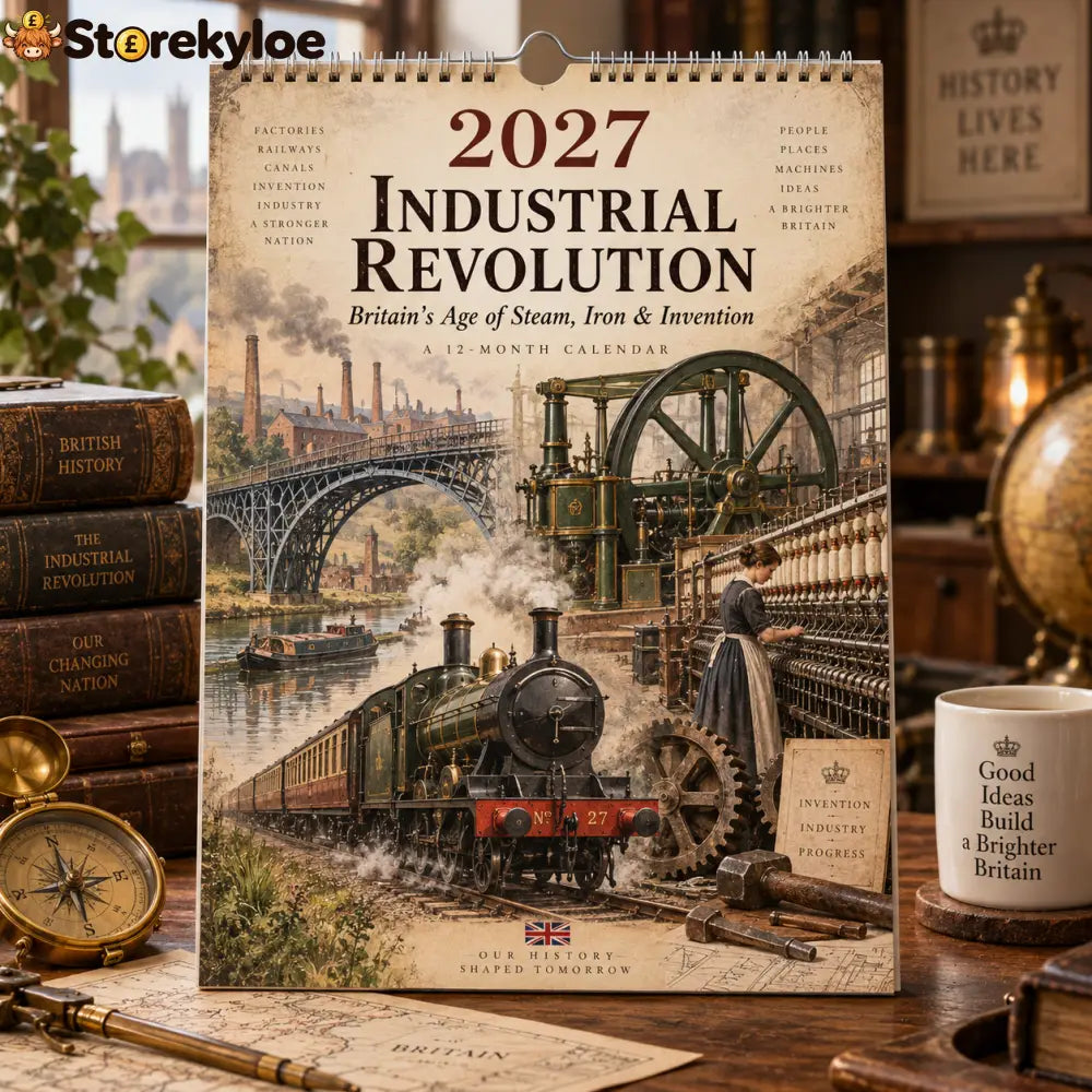 2027 Industrial Revolution Calendar｜A4 Hanging Calendar