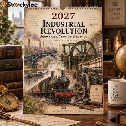 2027 Industrial Revolution Calendar｜A4 Hanging Calendar