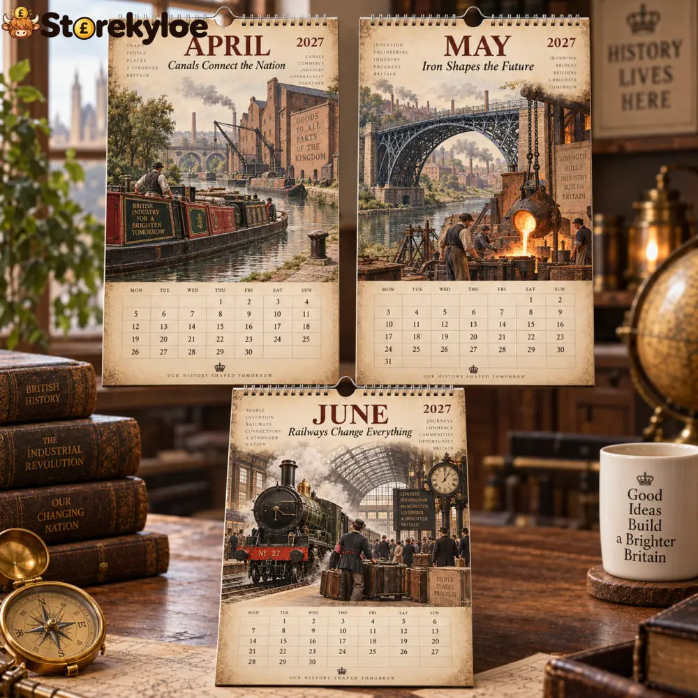 2027 Industrial Revolution Calendar｜A4 Hanging Calendar