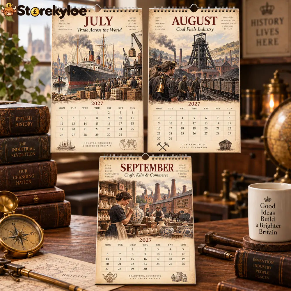 2027 Industrial Revolution Calendar｜A4 Hanging Calendar