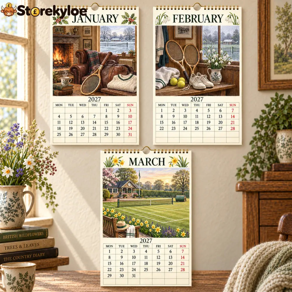 2027 Lawn Tennis Calendar, Grass Courts & Summer Traditions