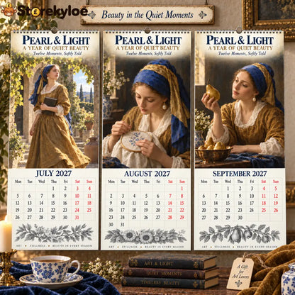 ✨🖼️ 2027 Pearl & Light Wall Calendar🖼️✨