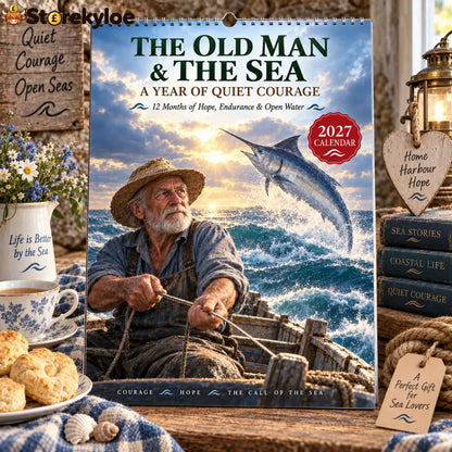 ✨🌊2027 The Old Man & The Sea Wall Calendar⚓
