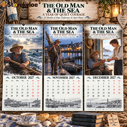 ✨🌊2027 The Old Man & The Sea Wall Calendar⚓