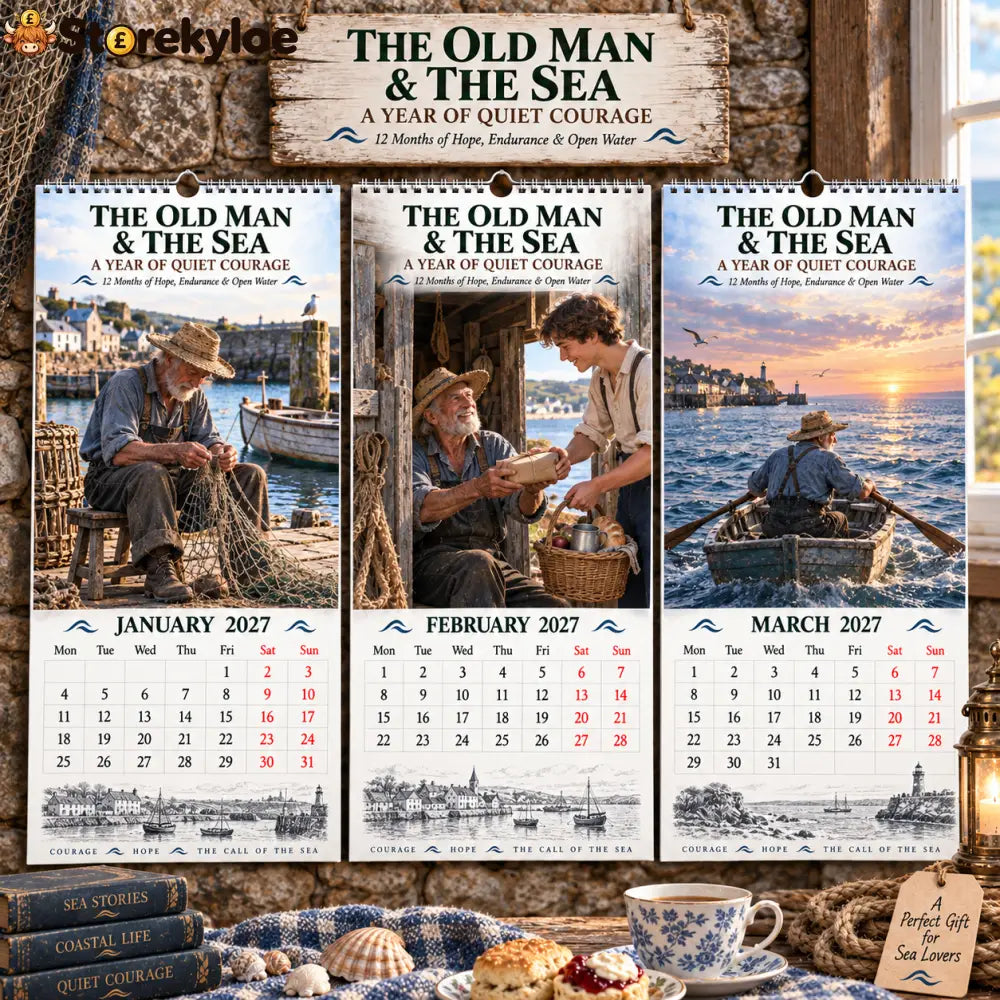 ✨🌊2027 The Old Man & The Sea Wall Calendar⚓