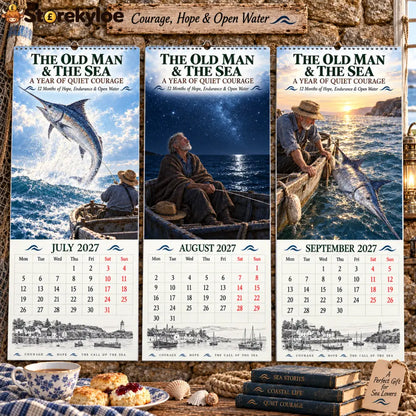 ✨🌊2027 The Old Man & The Sea Wall Calendar⚓