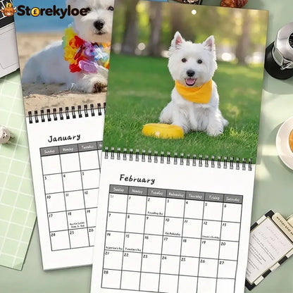 🐶 2027 West Highland White Terrier Calendar – 12 Months of Charming Dog Portraits & Happy Moments