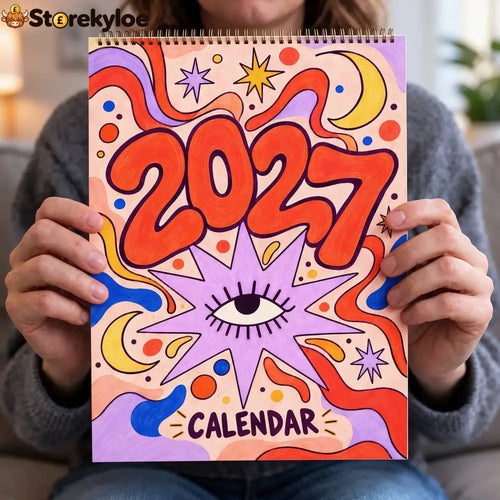 📅🎨2027 Whimsical Art Wall Calendar – 12-Month Fantasy Illustration Calendar🥳