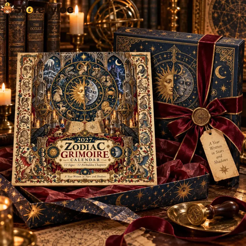 🏅2027 Zodiac Grimoire Calendar™ | 12 Signs 12 Forbidden Chapters