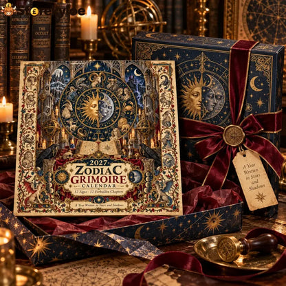 🏅2027 Zodiac Grimoire Calendar™ | 12 Signs 12 Forbidden Chapters