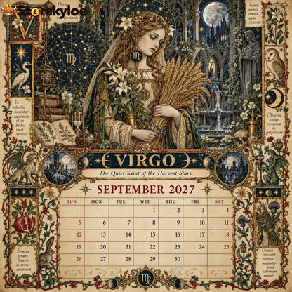 🏅2027 Zodiac Grimoire Calendar™ | 12 Signs 12 Forbidden Chapters